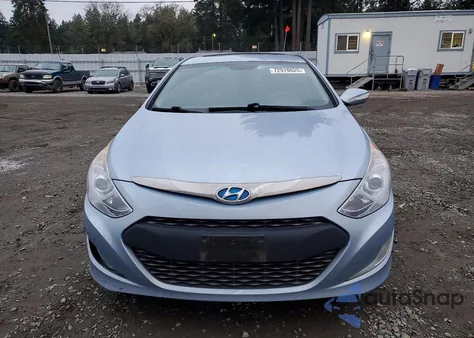 2013 Hyundai Sonata Hybrid из США, поврежденный, VIN KMHEC4A42DA087868